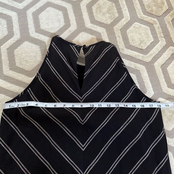 J.Crew Chevron Stripe  Sleeveless Linen Maxi Dress 2 NWOT - Picture 5 of 9